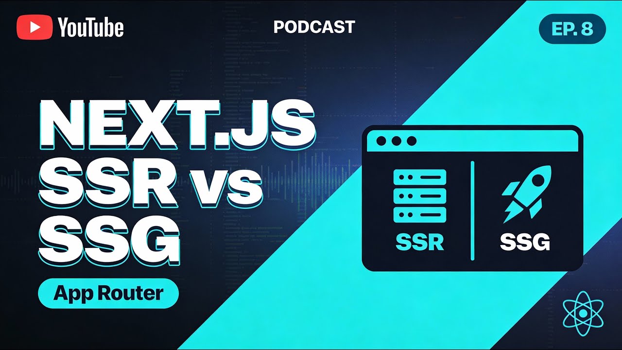 Next.js Explained (SSR, SSG, App Router) | React Podcast EP. 8