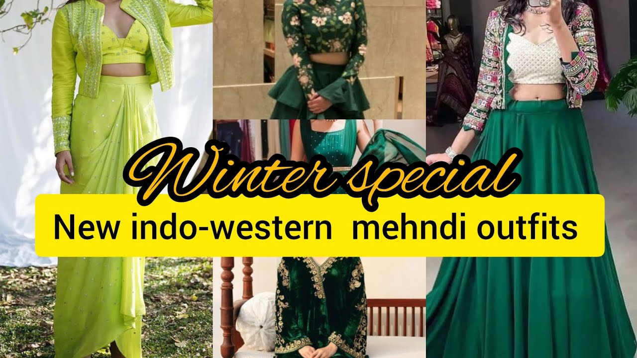#latest Mehndi dress design ideas | Mehndi function Dresses| Wedding outfit| mehndi outfits #fashion