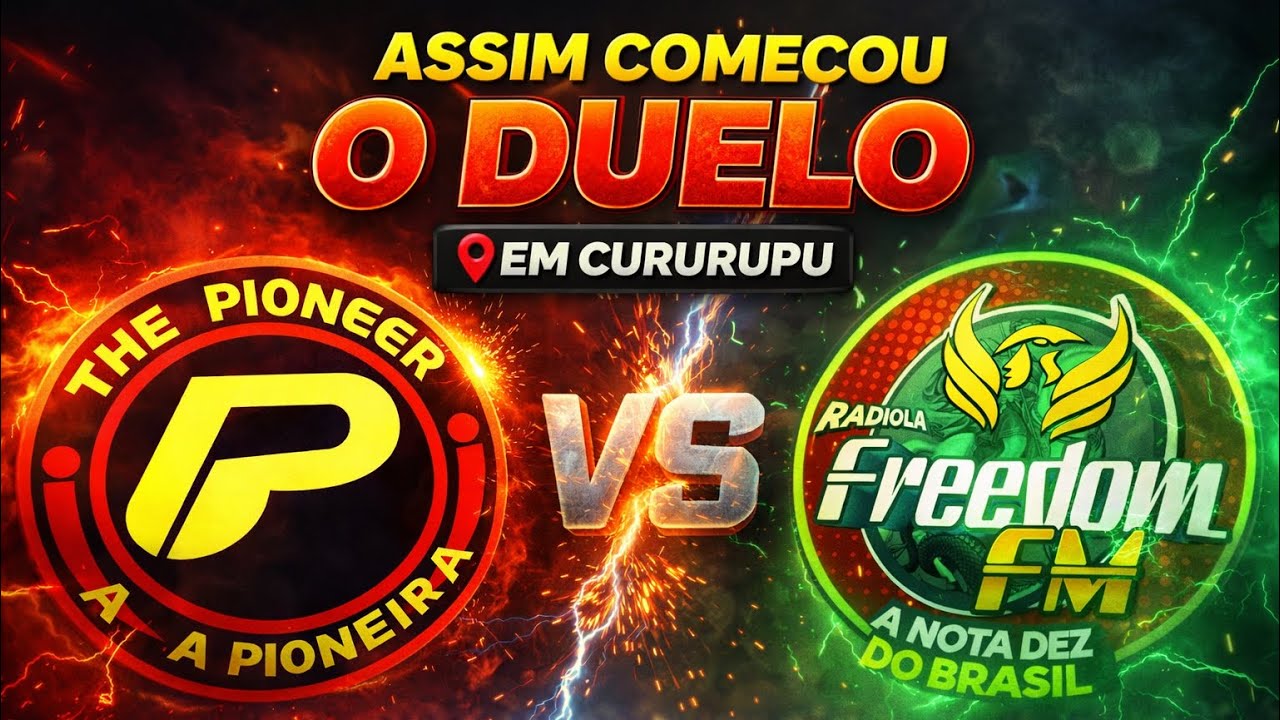 E ASSIM COMEÇOU O DUELO ENTRA AS RADIOLAS FREEDOM FM X THE PIONNER EM CURURUPU 😍