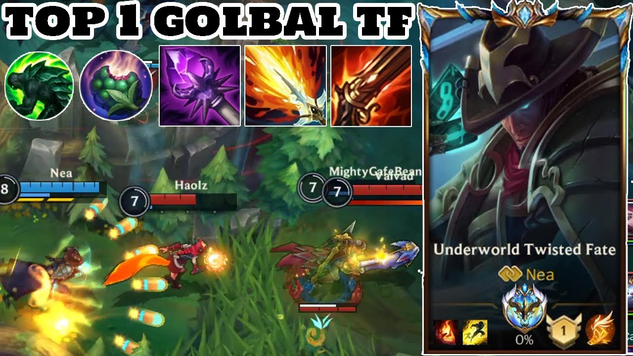 Wild Rift Twisted fate - Top 1 Twisted fate Gameplay Rank Challenger