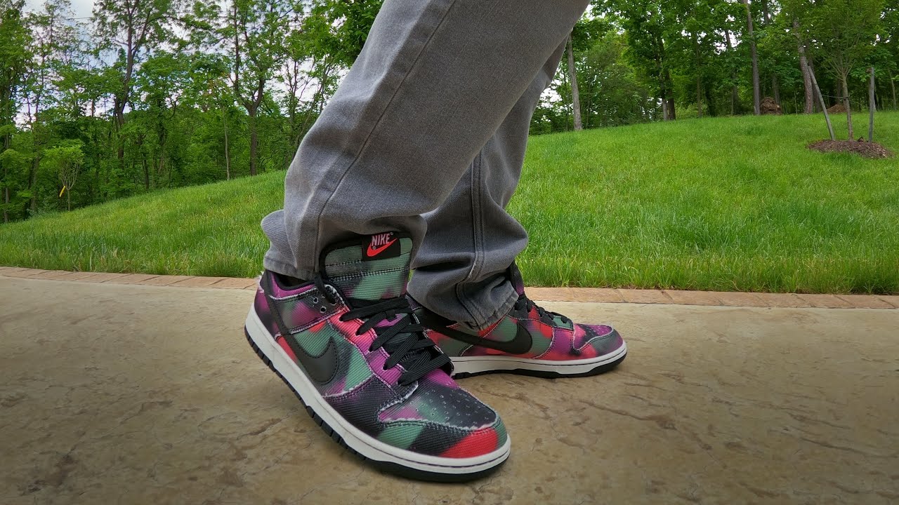 Nike Dunk Low Retro - Graffiti - On Foot Look - Not Your Average Premium Dunk - Dropping on Nike!