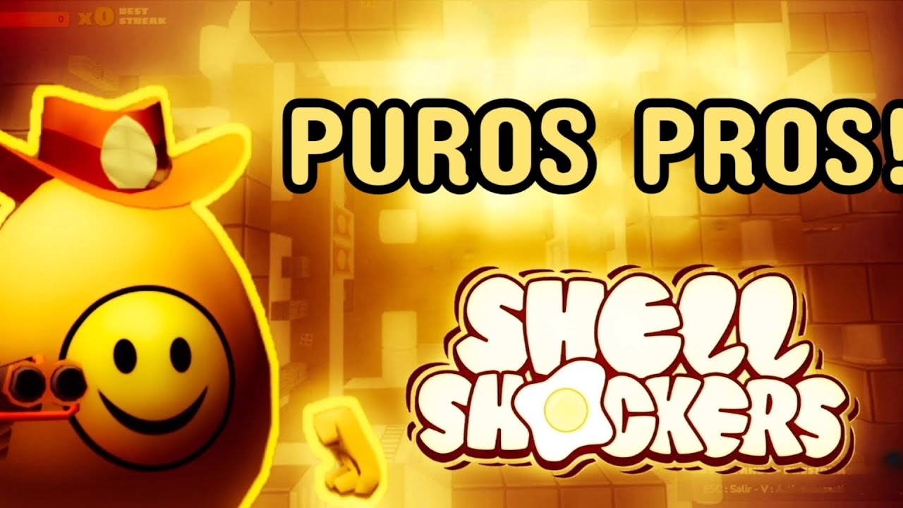 Esta partida estaba llena de PROS 😭 | Shell Shockers 
