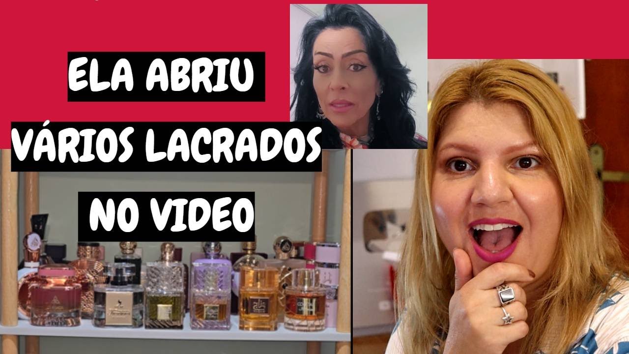 REAGINDO A COLEÇÃO DA INSCRITA QUE DESLACROU VÁRIOS PERFUMES NO VIDEO