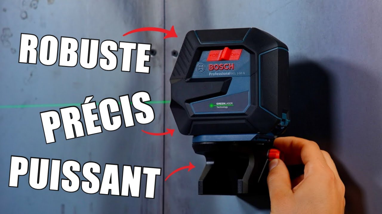 LASER COMBINÉ GCL2-50 G - BOSCH - La pause café de BichonTV