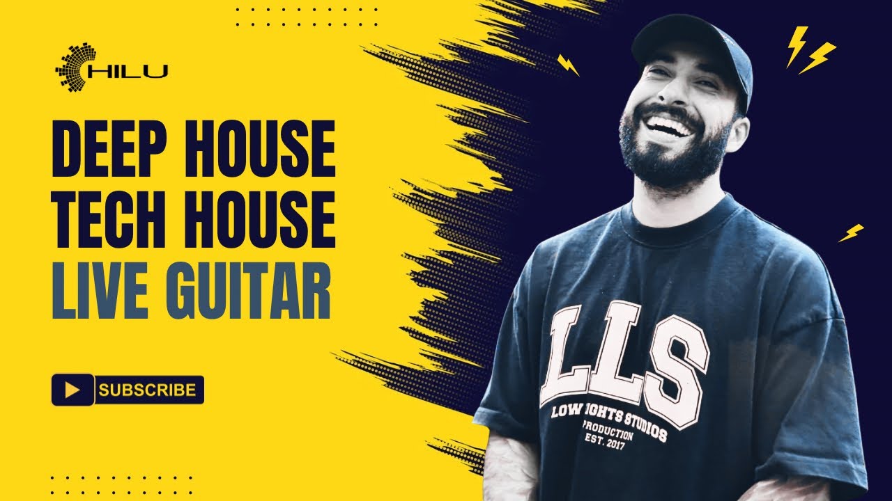 Deep House DJ Set & LIVE Guitar by HILU @Buntes Schwarz in Berlin, Germany 