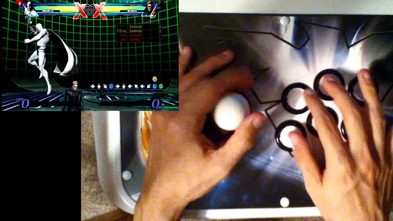 UMVC3 Magneto ROM Hands
