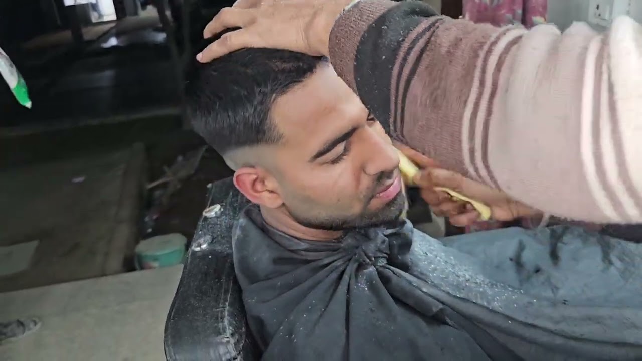 Indian man haircut series 65