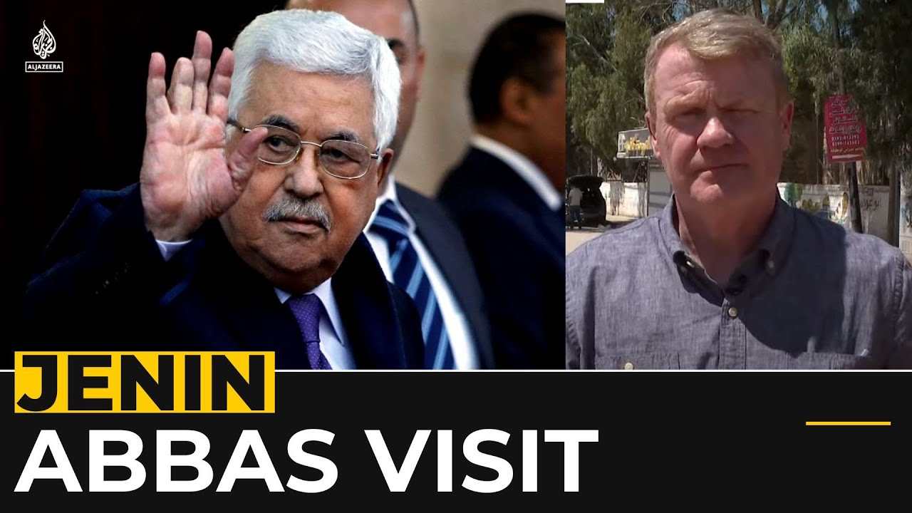 President Abbas in Jenin: Palestinian leader's first visit in ten years