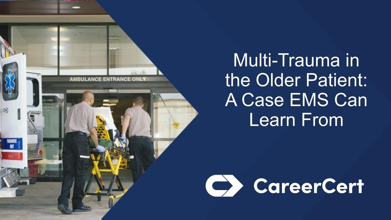 Multi Trauma in the Older Patient: A Case EMS Can Learn From