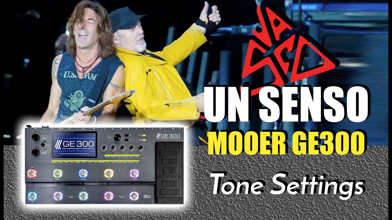 Vasco Rossi - Un senso live Guitar tone settings
