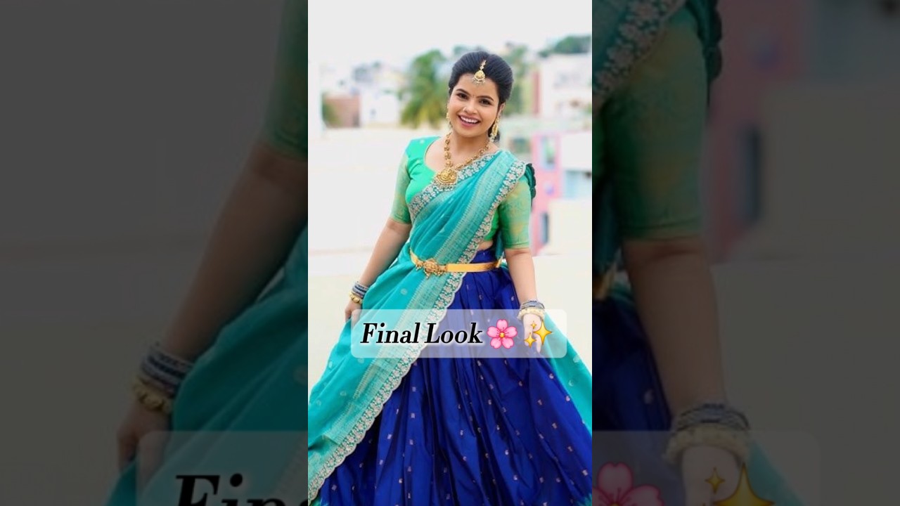 Trending HalfSaree for Wedding #halfsaree #halfsareedesign #Halfsareeideas #Meeshohaul #Meeshosaree