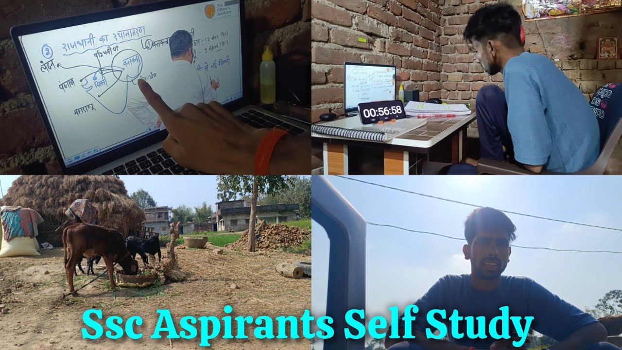 SSC ASPIRANTS LIFE STUDY VLOG | STUDY VLOG AT HOME | DAY-3/75