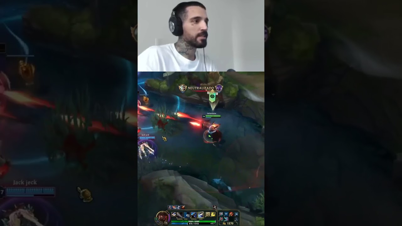 T&Aacute; ARDENDO A&Iacute; PAI? - BRTT #leagueclips #leagueoflegends #shorts #short