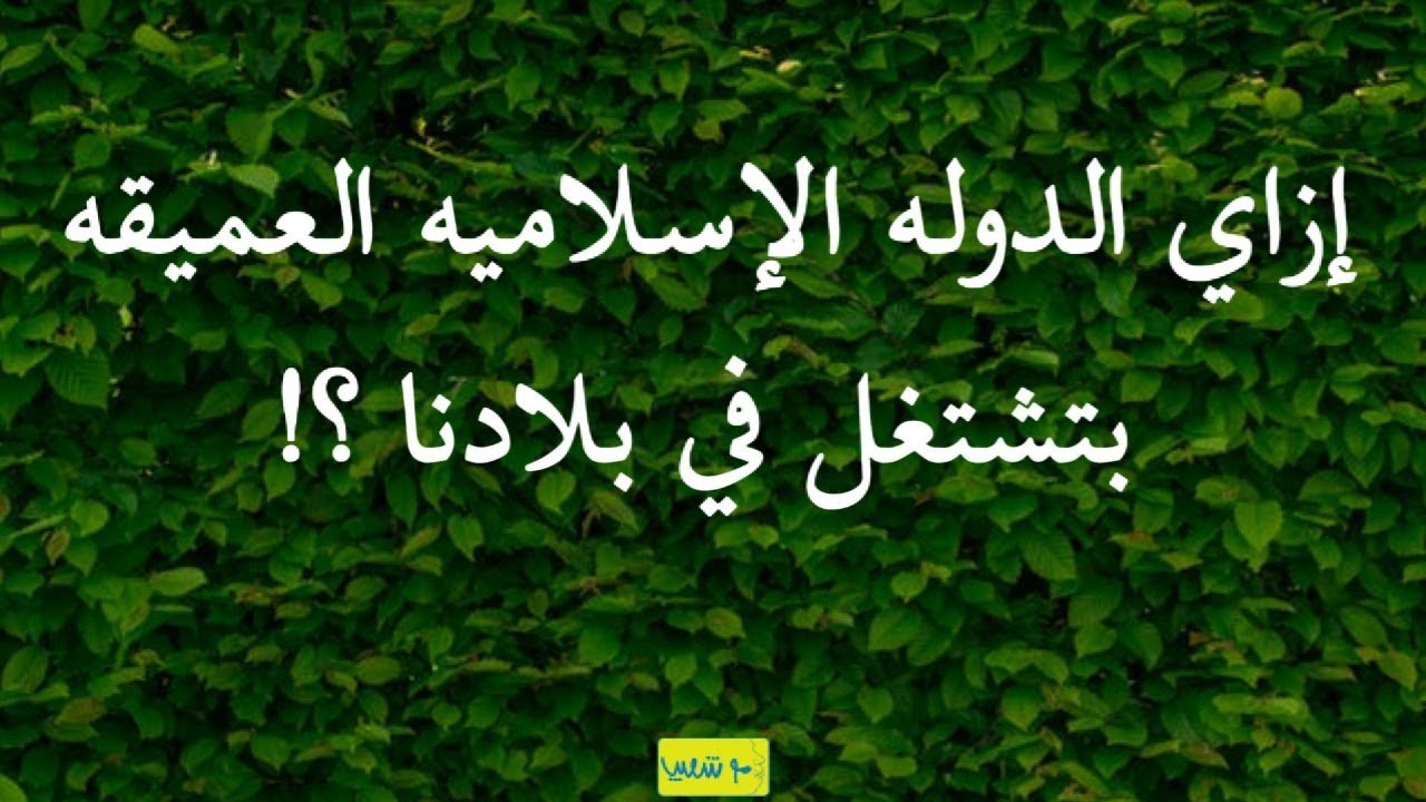 إزاي الدوله الإسلاميه العميقه بتشتغل في بلادنا؟!912 #شعيب