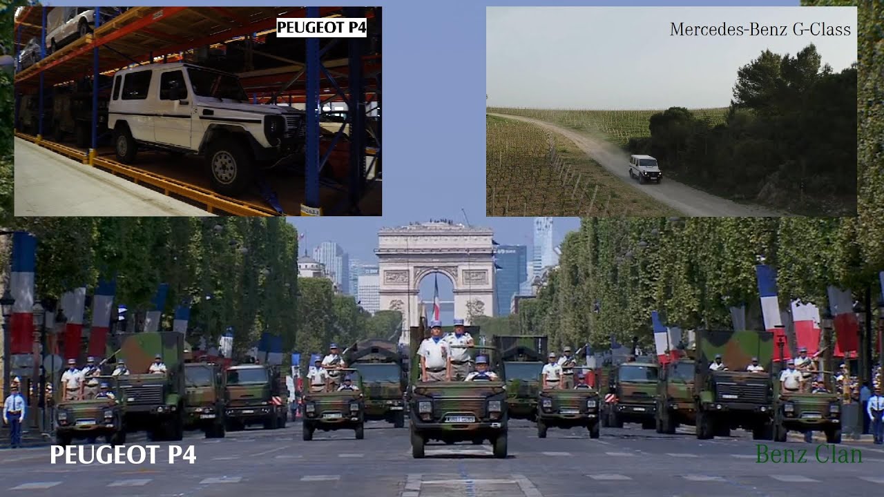 Peugeot P4 french version of Mercedes-Benz G-Class 🇫🇷🇩🇪