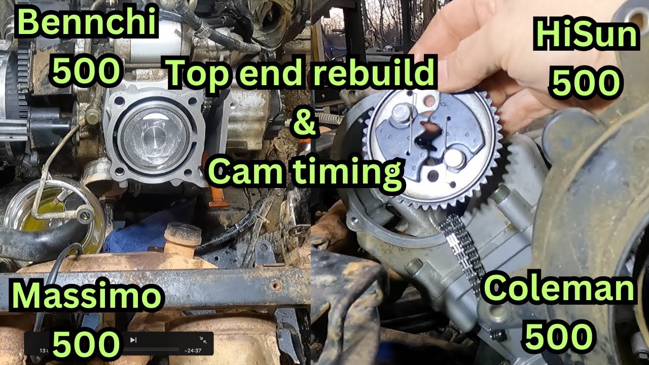 Bennchi Smoking & knocking Top end rebuild Part #6