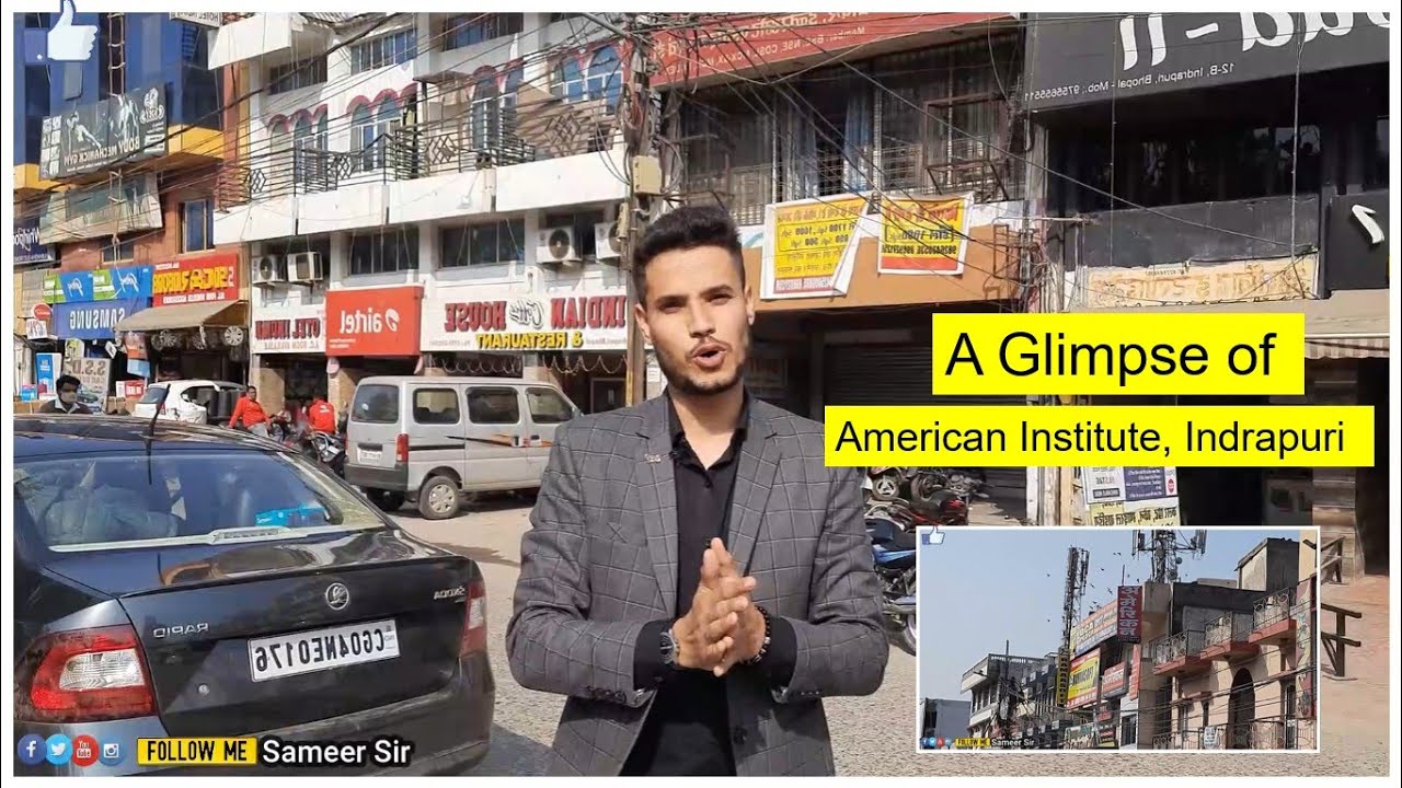 एक झलक American Institute की || Indrapuri Branch || Sameer Sir