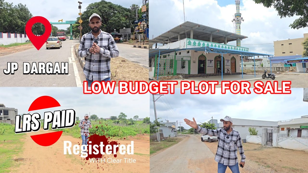 LOW BUDGET PLOT ||REGISTERED PLOT FOR SALE JP DARGHA HYDERABAD