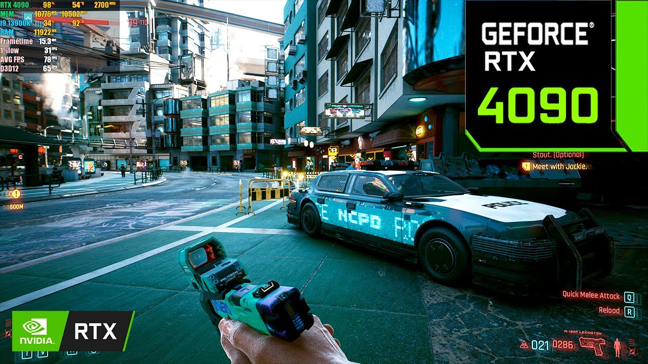 Cyberpunk 2077 : RTX 4090 24GB ( 4K Maximum Settings RTX ON / DLSS ON )