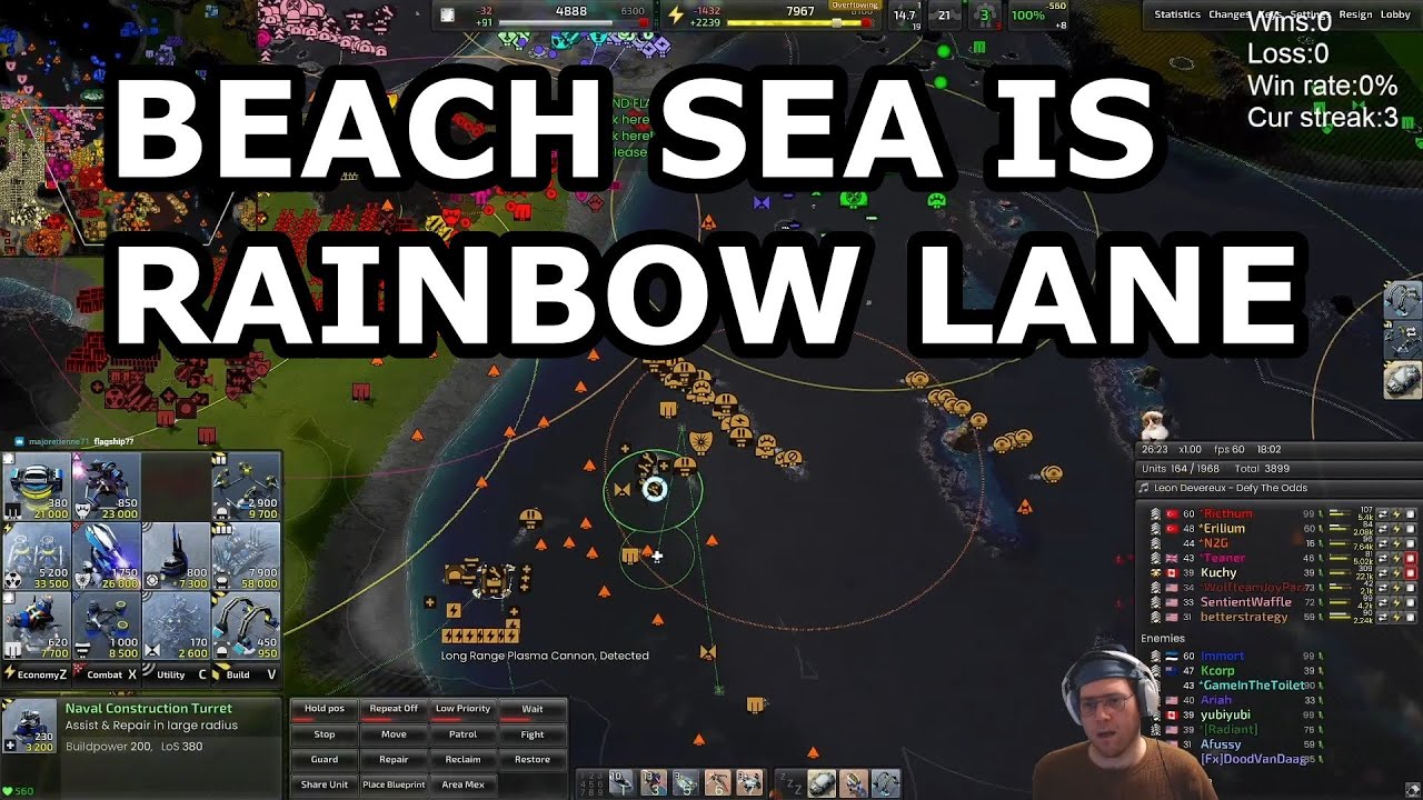 BetterStrategy vs Kcorp and Friends | 8v8 Supreme Isthmus | Long Beach | Beyond All Reason