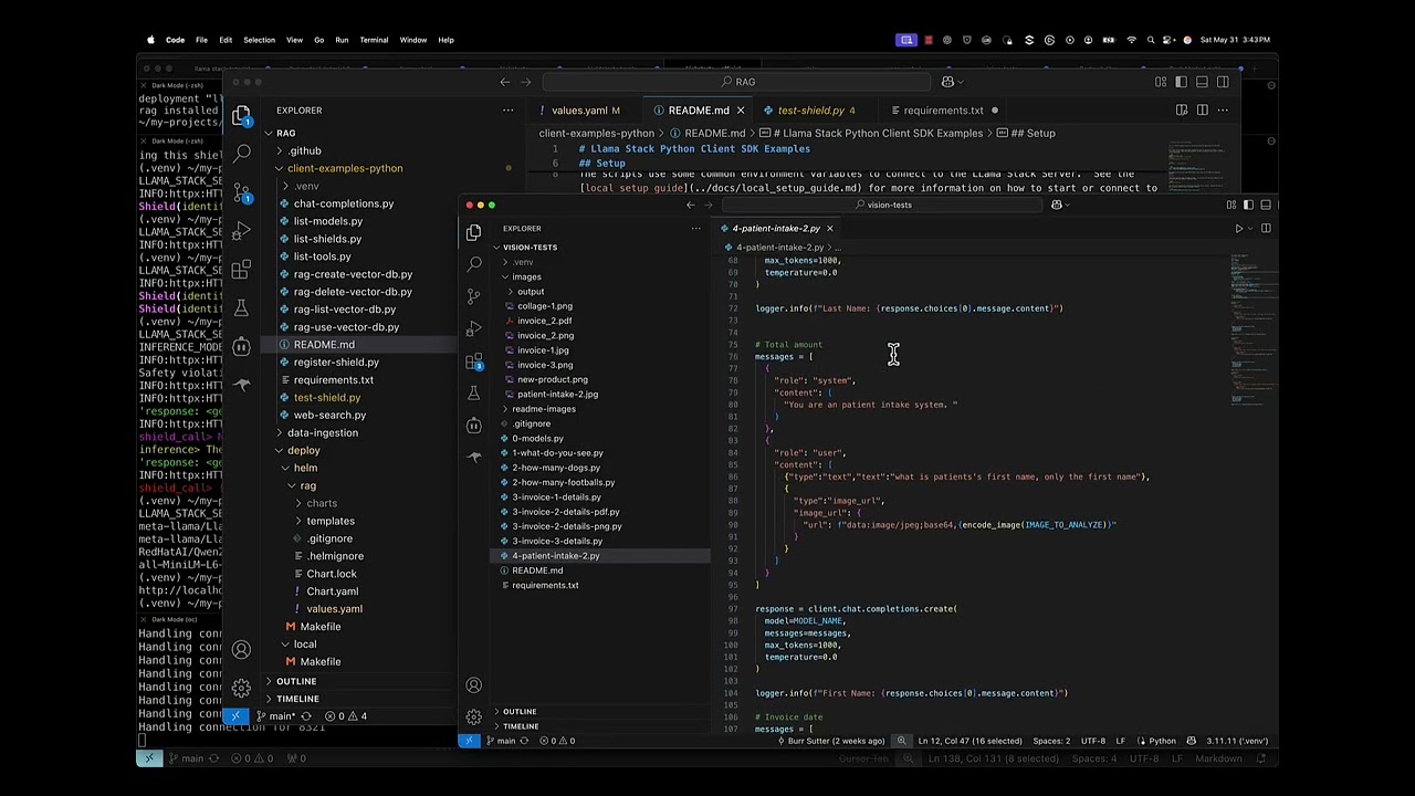 Kickstart RAG - python code examples