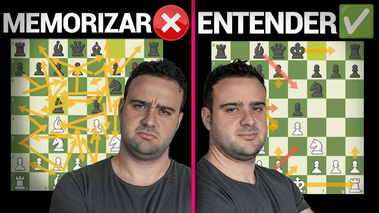 EL SECRETO del AJEDREZ: COMPRENSIÓN vs MEMORIA💥
