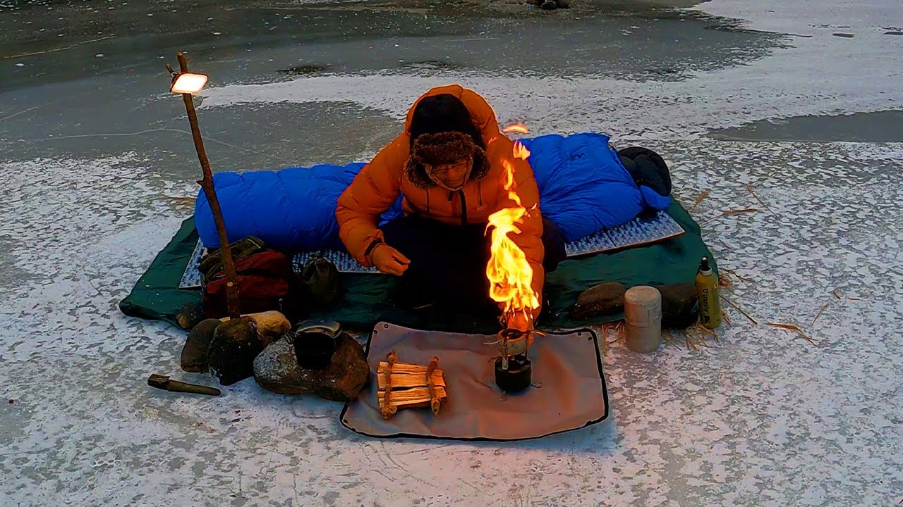 - 20℃ 빙박...이렇게 잘 수 있다는 것이!! (ft 콜맨 1950 석유 버너)