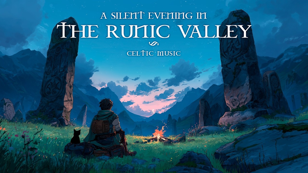 A Silent Evening inthe Runic Valley | Calming Celtic Music | Relaxing Background Music