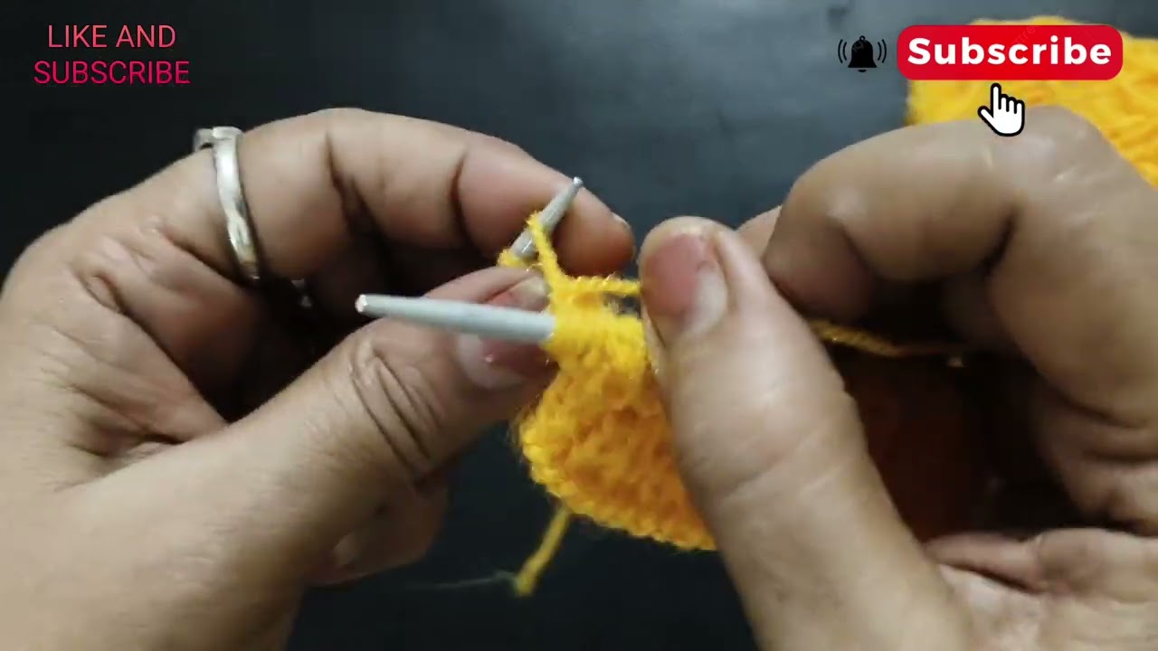 🧶✨ Beautiful Yellow Wool Knitting Pattern ✨🧶