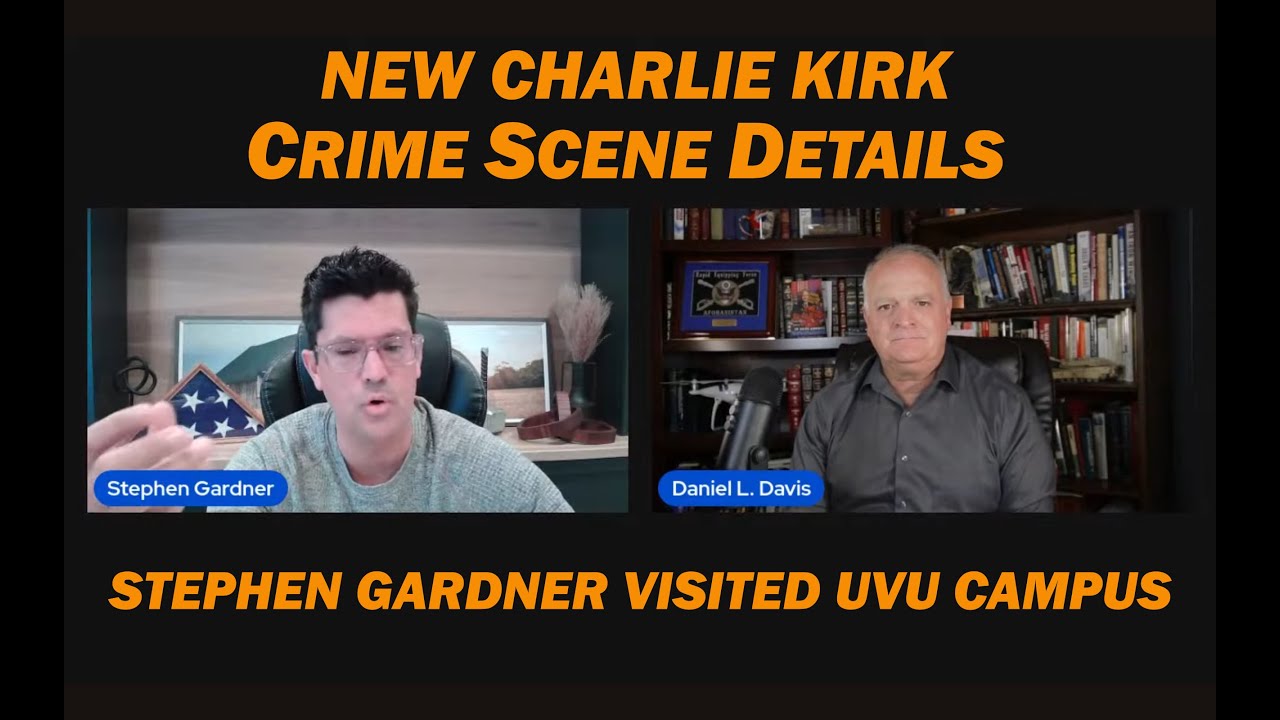 NEW Charlie Kirk Crime Scene Details /Stephen Gardner visited UVU Campus