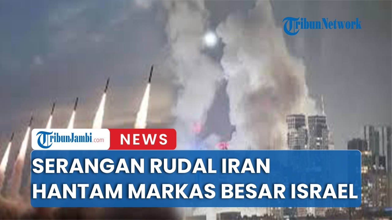 Markas Besar Staf di Tel Aviv Diserang Rudal Berat Iran Sebanyak Enam Kali