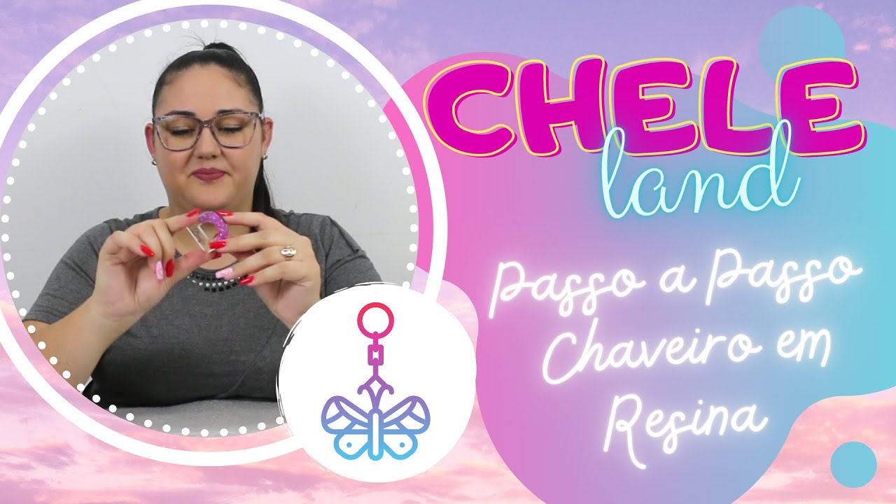 Passo a Passo Chaveiro de Letra em Resina