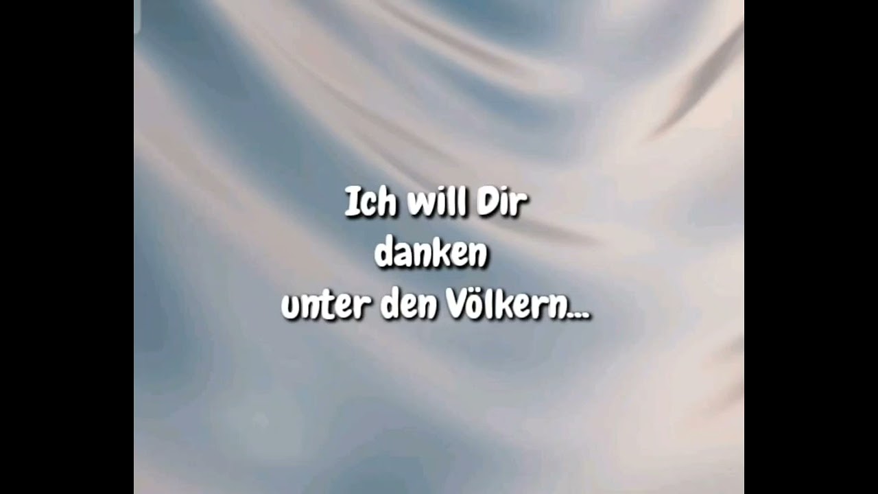 Gott mein Herr, es ist mir ernst...