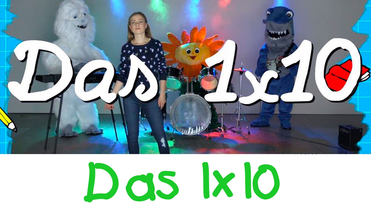 🐶 Das 1x10 Lied - Mathe Lernlieder Marie Wegener || Kinderlieder