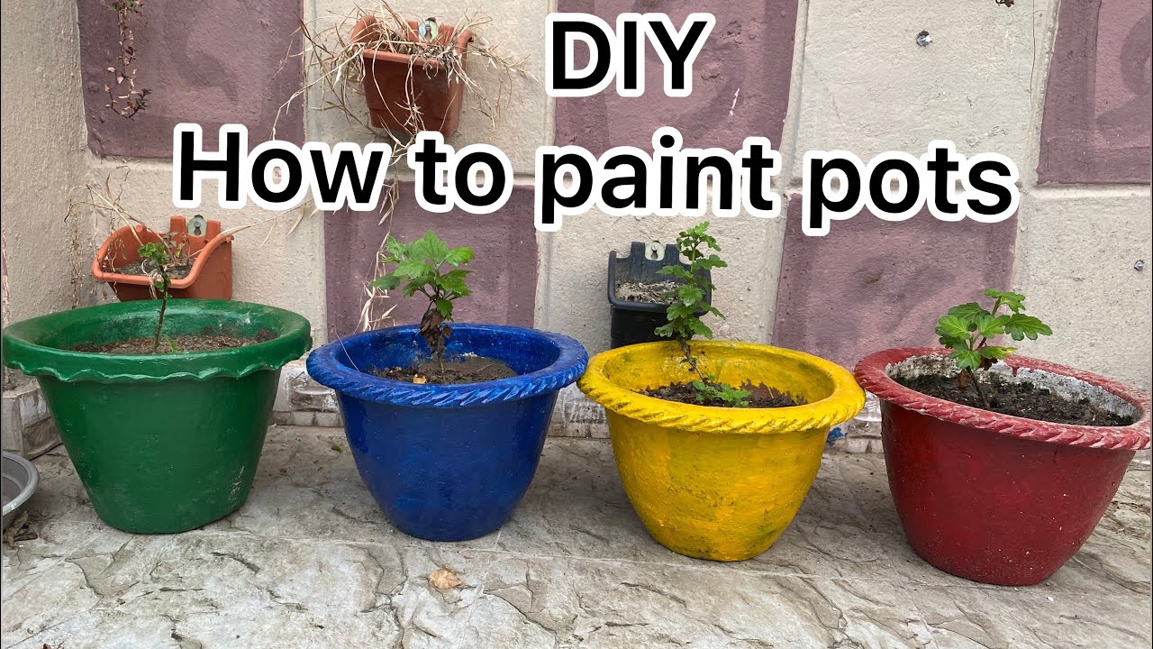 How I paint my pots/beginners series