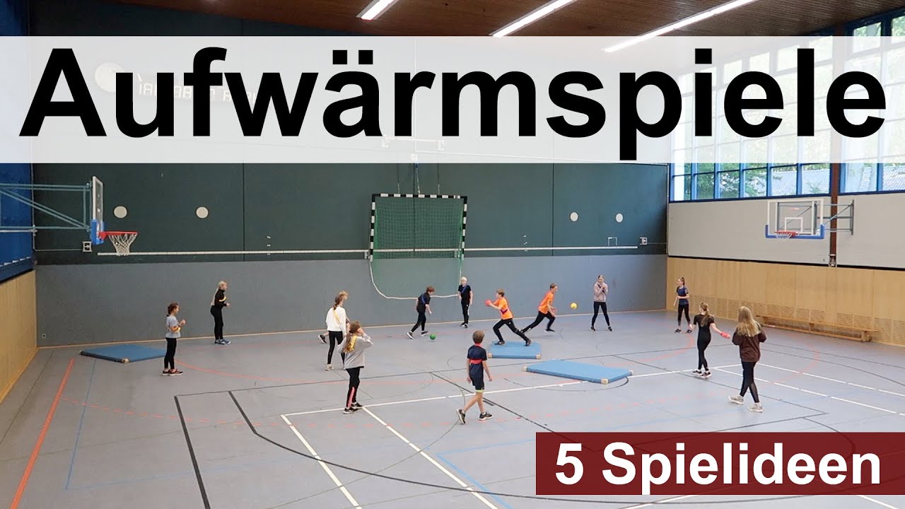 5 COOLE SPIELE zum AUFWÄRMEN | AUFWÄRMSPIELE