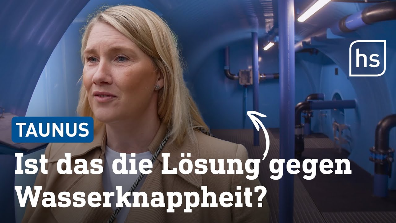 Mit System aus Hessen: Gemeinde puffert 400.000 Liter Wasser | hessenschau