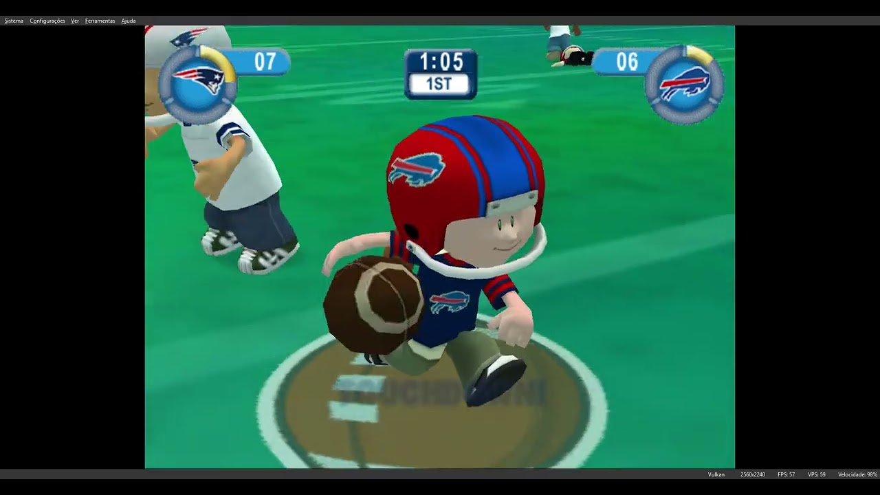 I try Backyard Football 2006!
