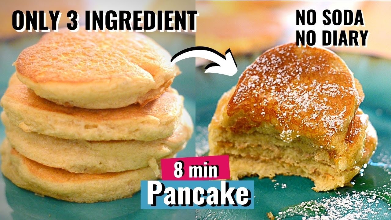 How To Make Pancakes Without Milk and Butter