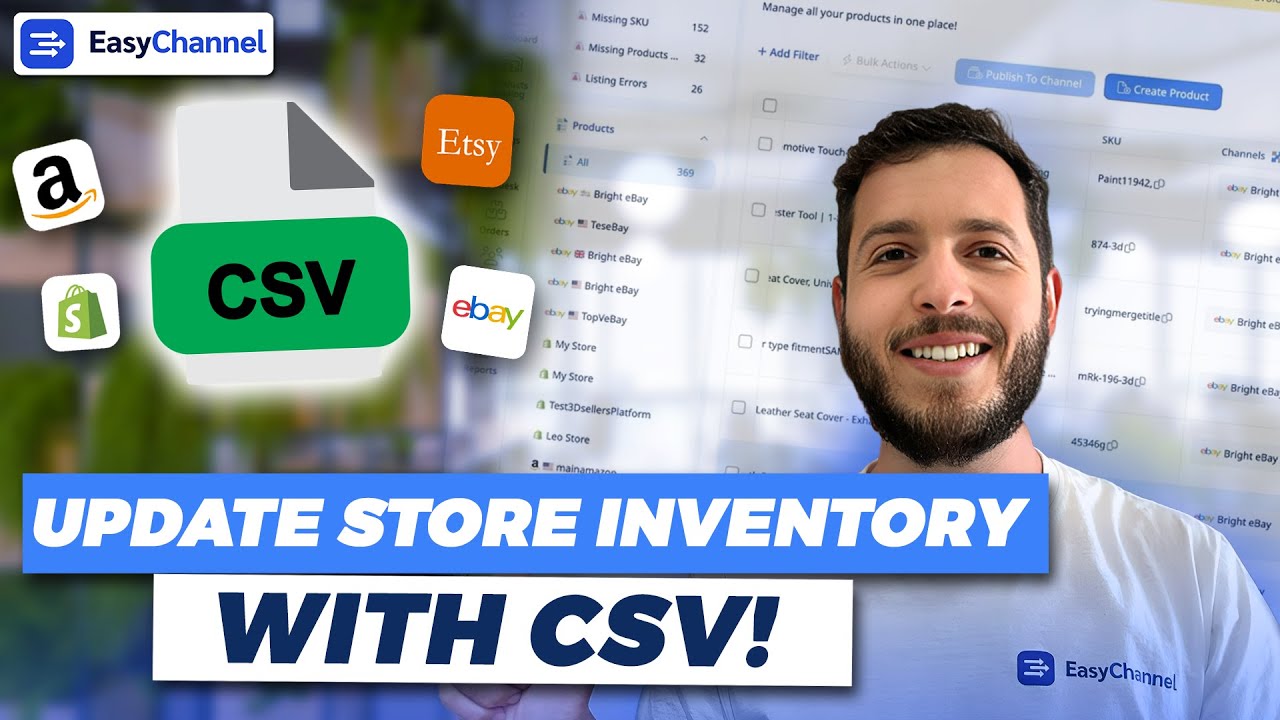 How to Bulk Update Product Inventory Stock with CSV - The FASTEST Way in 2025