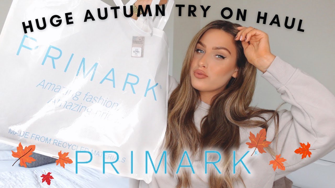 Huge Autumn PRIMARK Try On Haul 🍂 Autumn Outfits, Homeware & Accessories 🖤