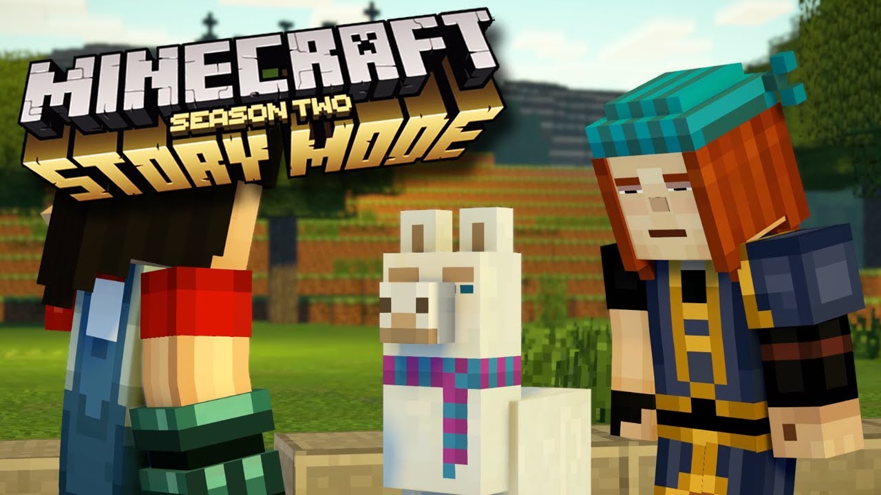 PETRA'S SAD SECRET + LLAMA! - MINECRAFT STORY MODE SEASON 2 (EP.2)