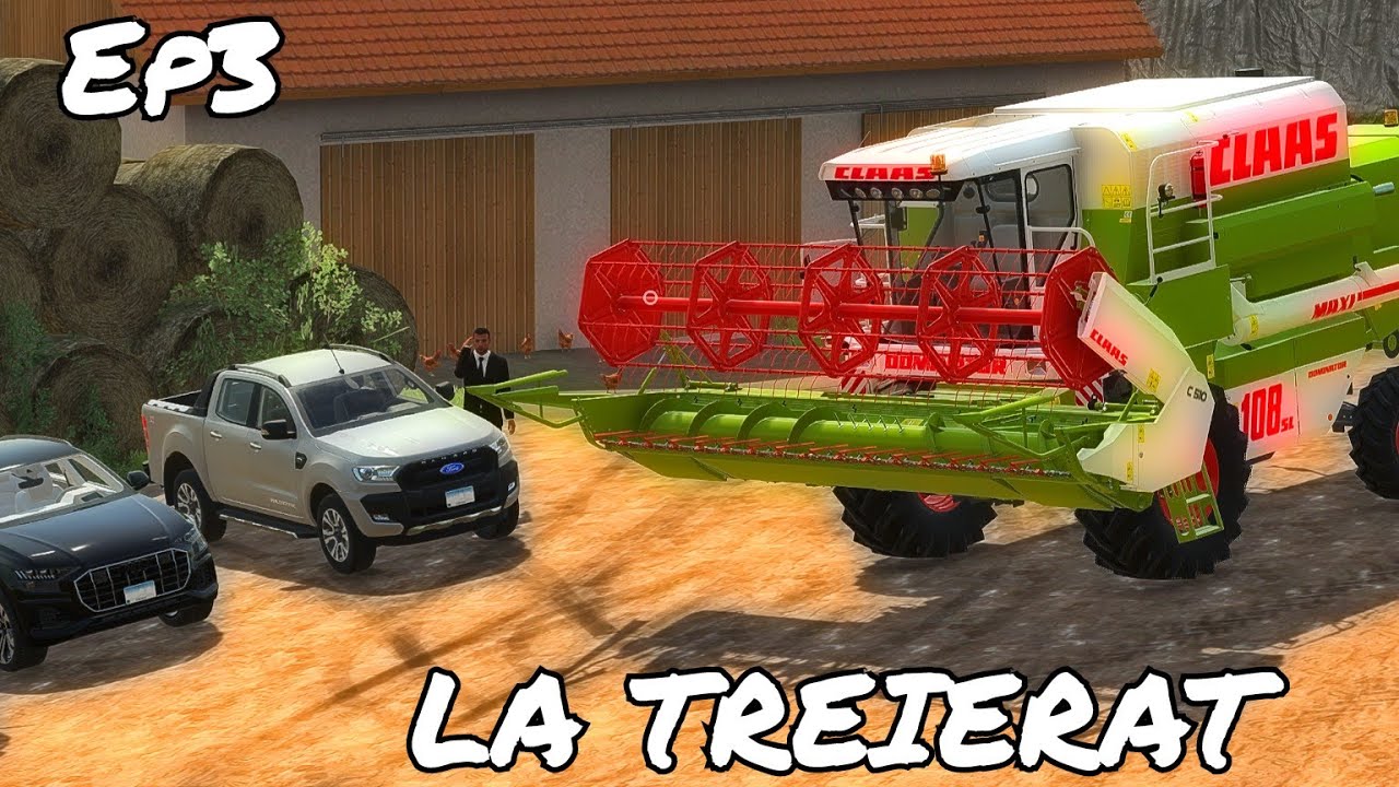 HORIA MITOC///AM ÎNCEPUT TREIERATUL-[Ep3]-Farming Simulator 22