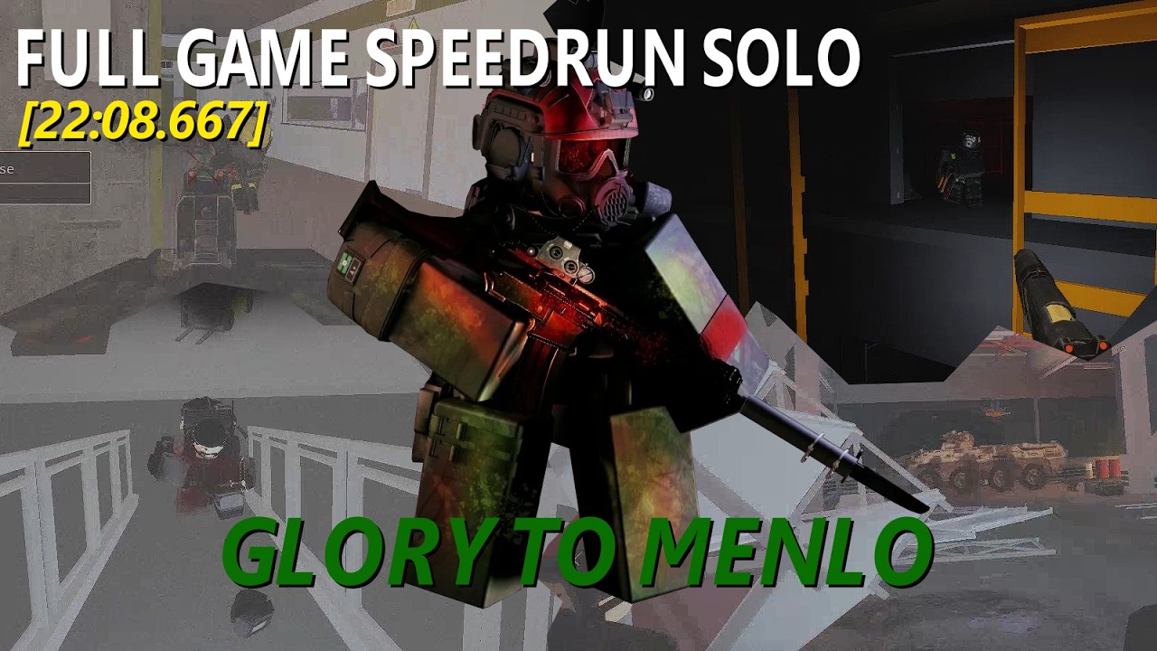 Roblox - Examination | Full Game Speedrun Solo 22:08.667 | Commander & Deathless