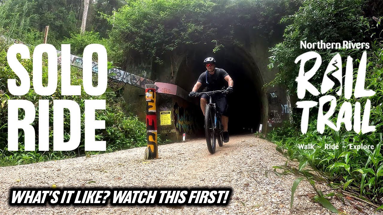 Solo Riding the NORTHERN RIVERS RAIL TRAIL // Murwillumbah to Crabbes Creek