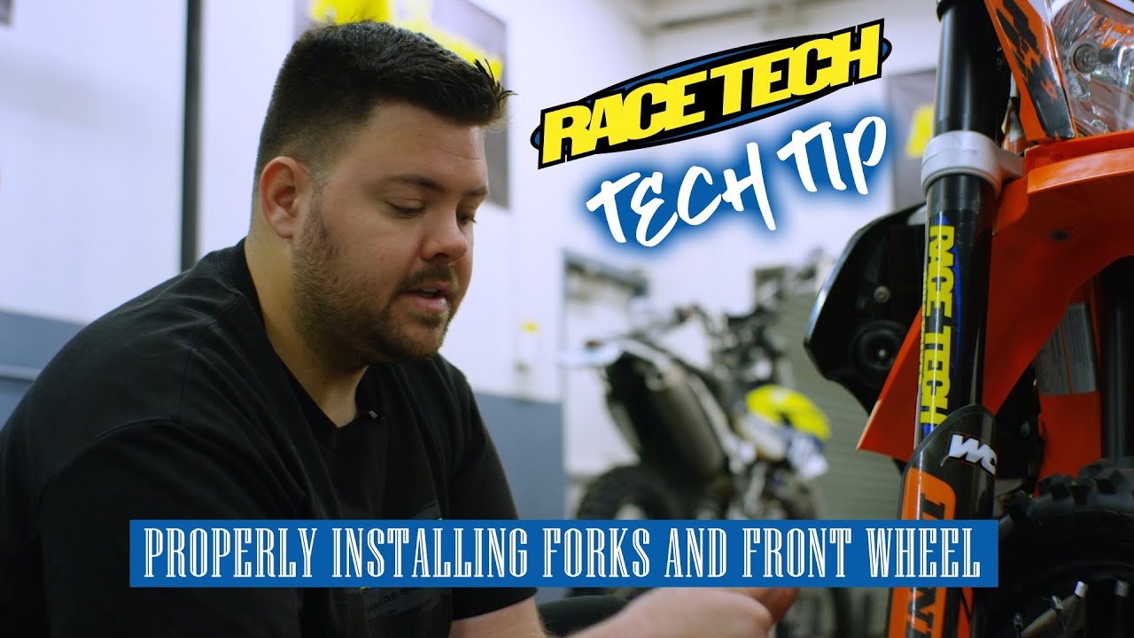 TECH TIP - Properly installing your front forks and front wheel