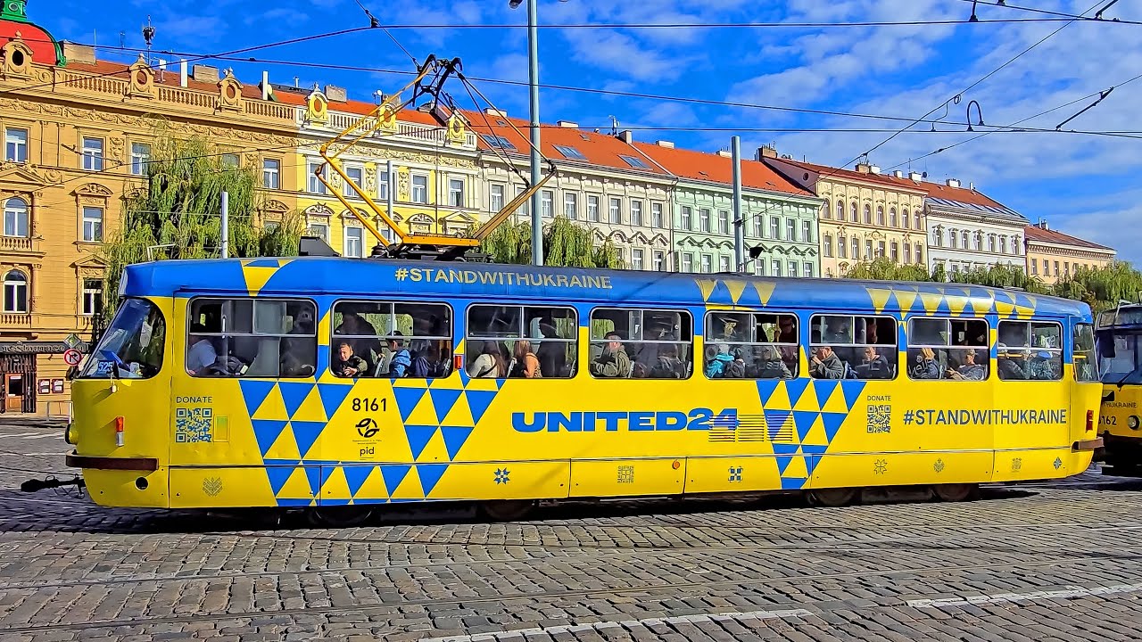 Prague Trams in Motion | Urban Rail Through Time
