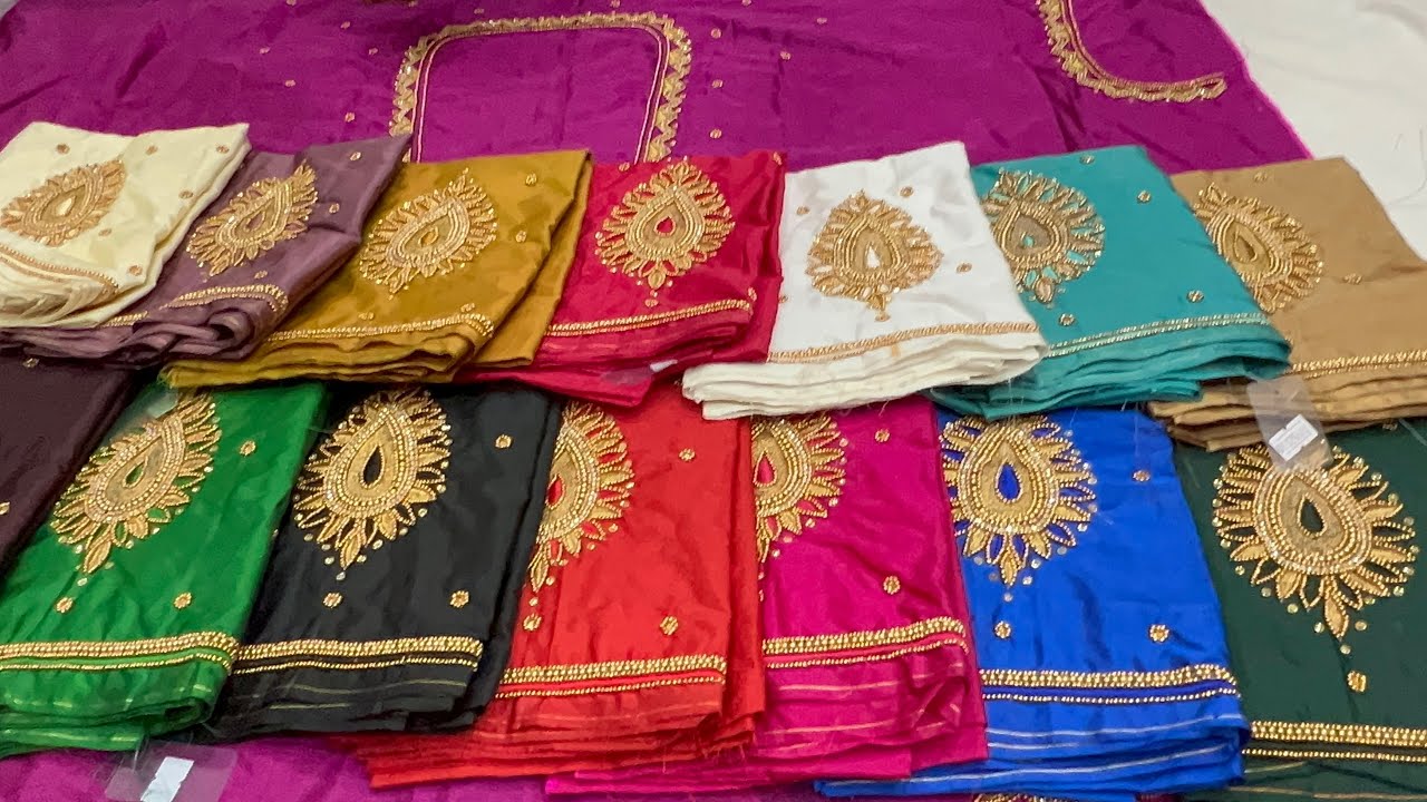 Chickpet Bangalore wholesale hand work,Aari work, mangan work Blouses🔥single piece courier available