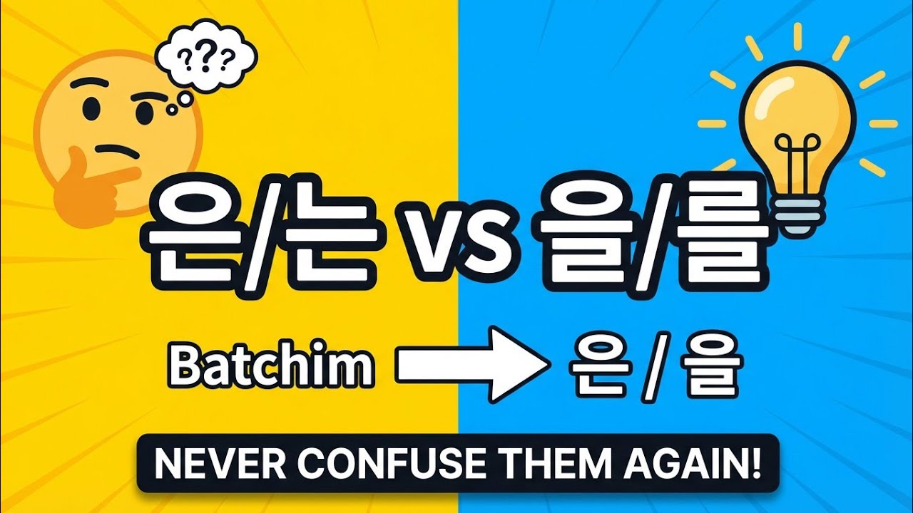Korean basic grammar | sub + 는/은 | Obj + 를/을 | 🇰🇷 Korean Grammar  | Epstopik exam |