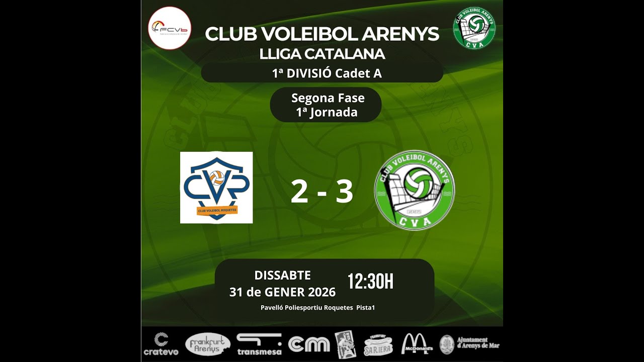 CV. ROQUETES - CV ARENYS